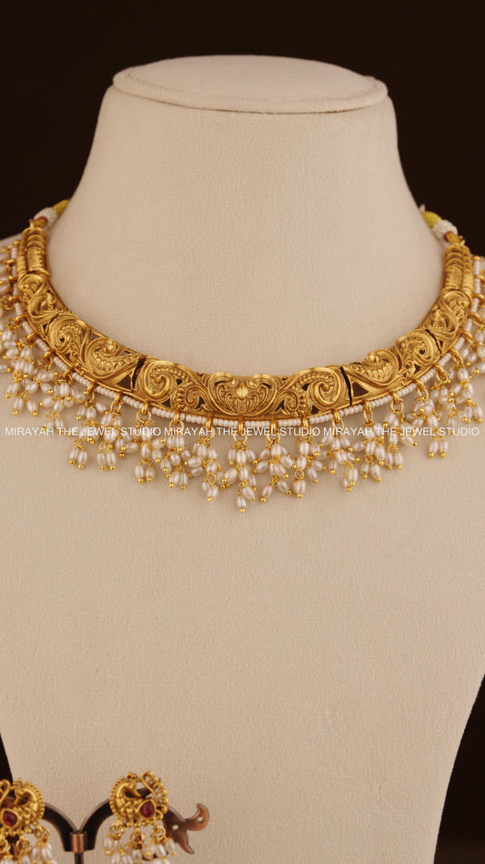 RAJAMALLIKA PEARL NECKLACE