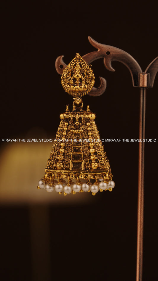 GOPURA LAKSHMI JHUMKA