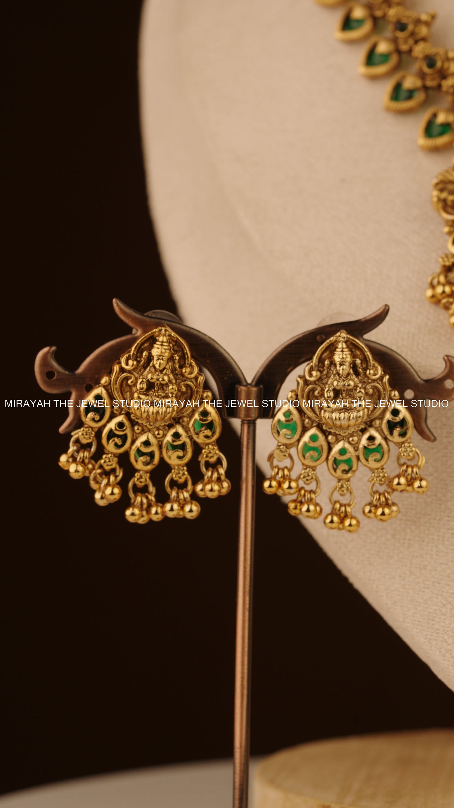 SRI KAMALA PALAKKA NECKLACE - GREEN