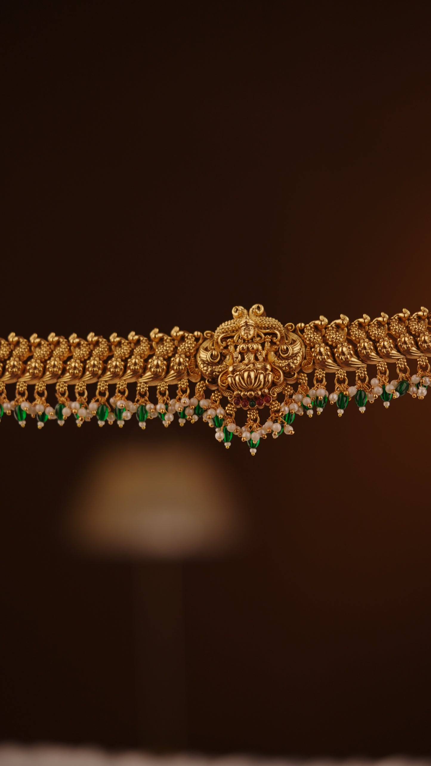 KANCHANA MAYIL HIPCHAIN - GREEN