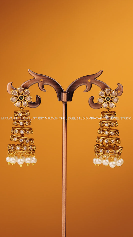 DAZZLE BLOOM AD JHUMKA