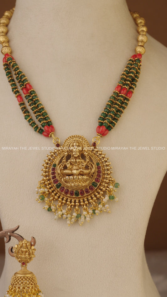 VAIBHAVI BEADED PENDANT HARAM