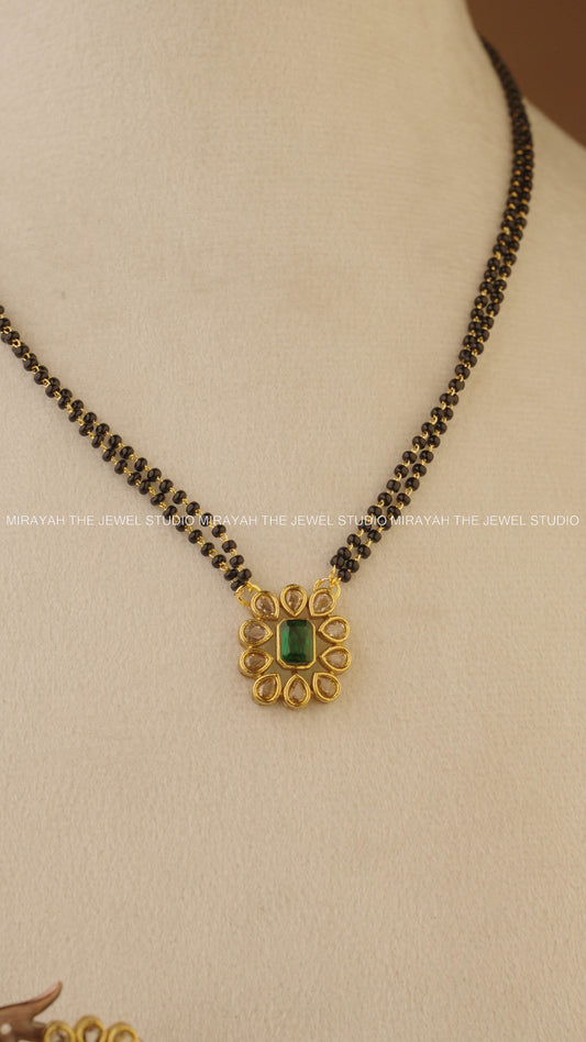 SOUBAGYA SUTRA NECKLACE - GREEN