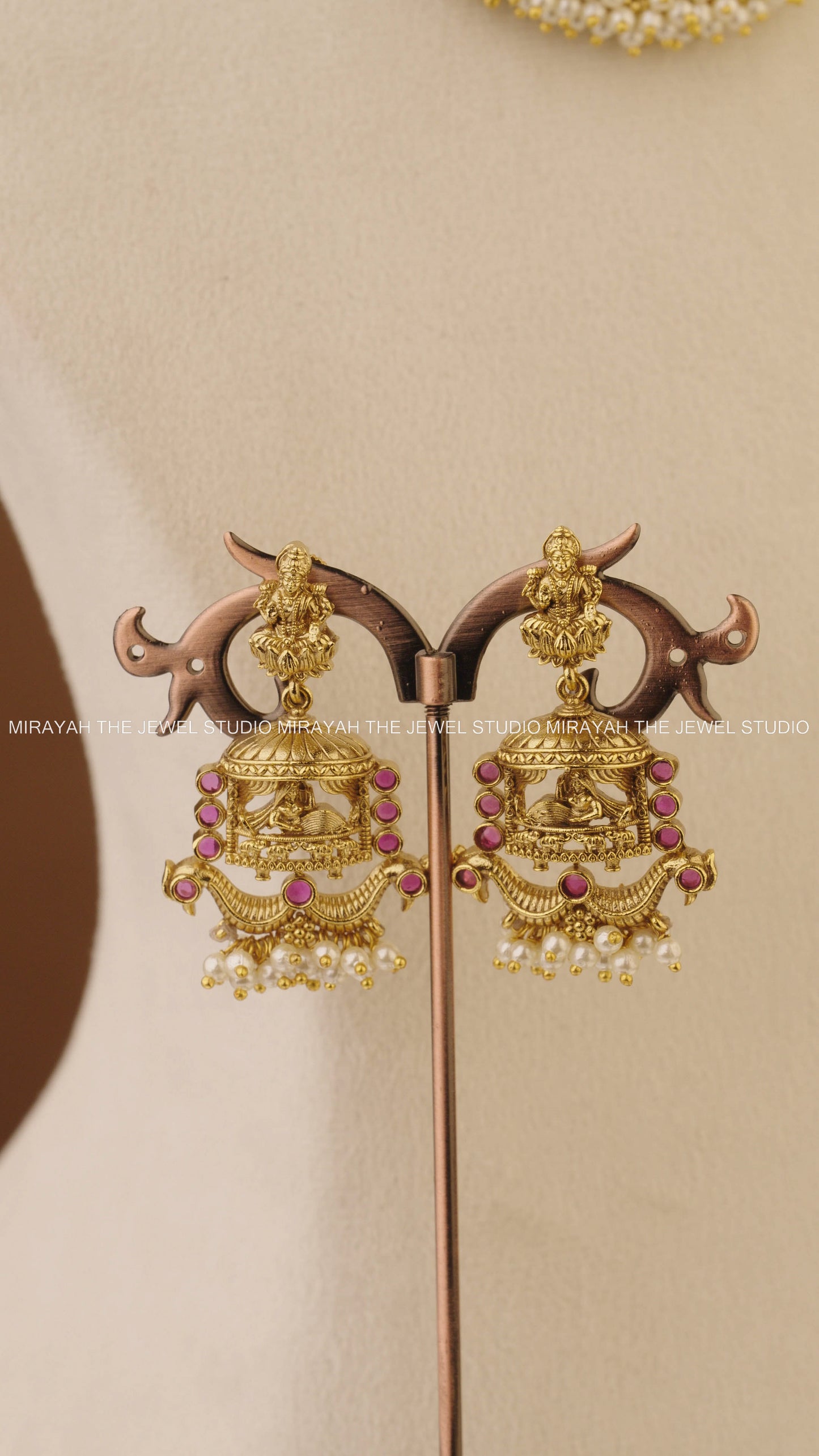 DEVYANI PEARL NECKLACE - PINK