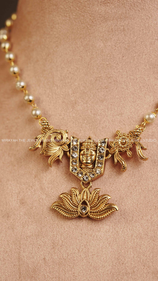 VENKATESHWARA PEARL NECKLACE