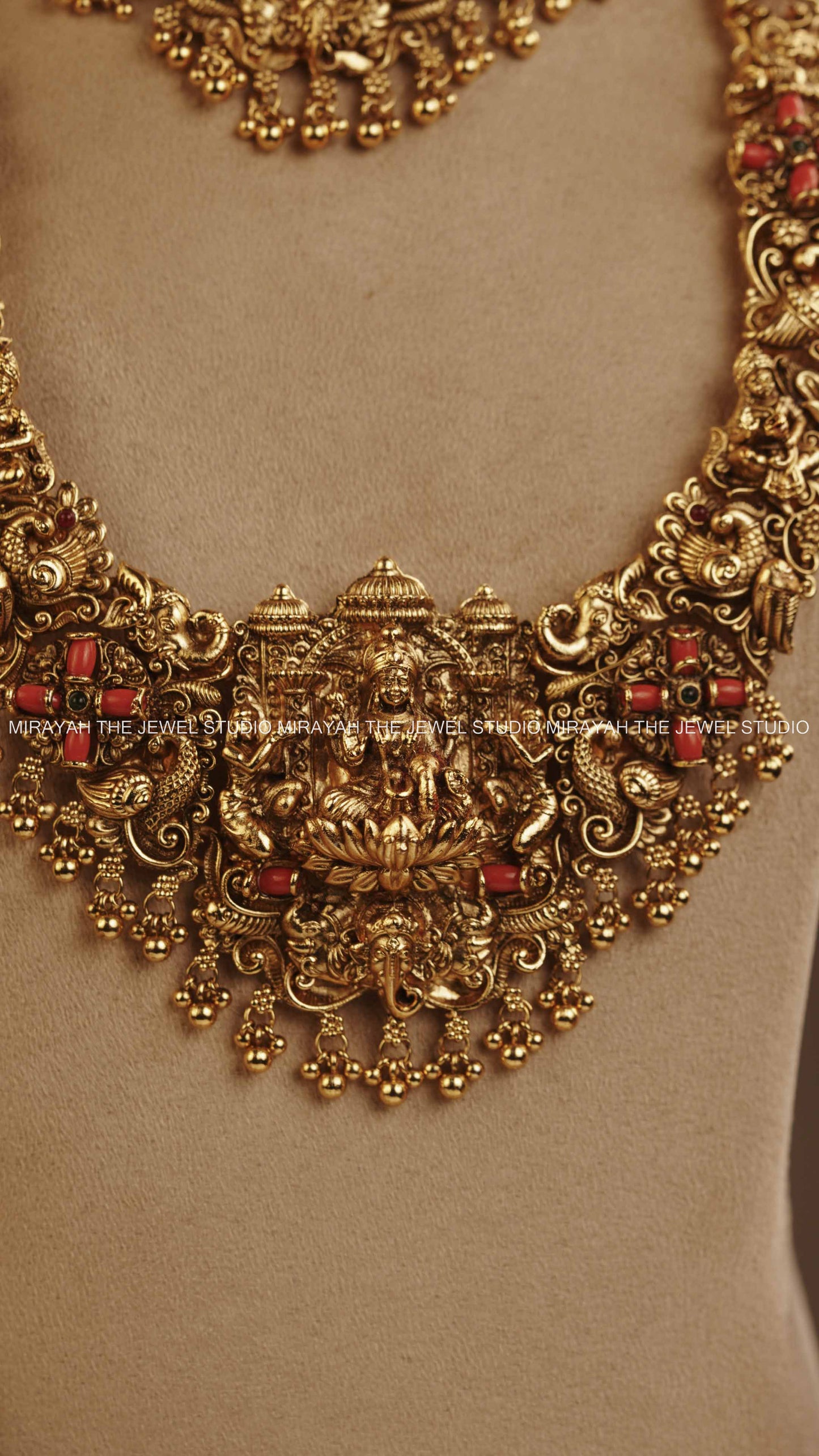 LAKSHMI CORAL BRIDAL COMBO (WITHOUT JHUMKA)