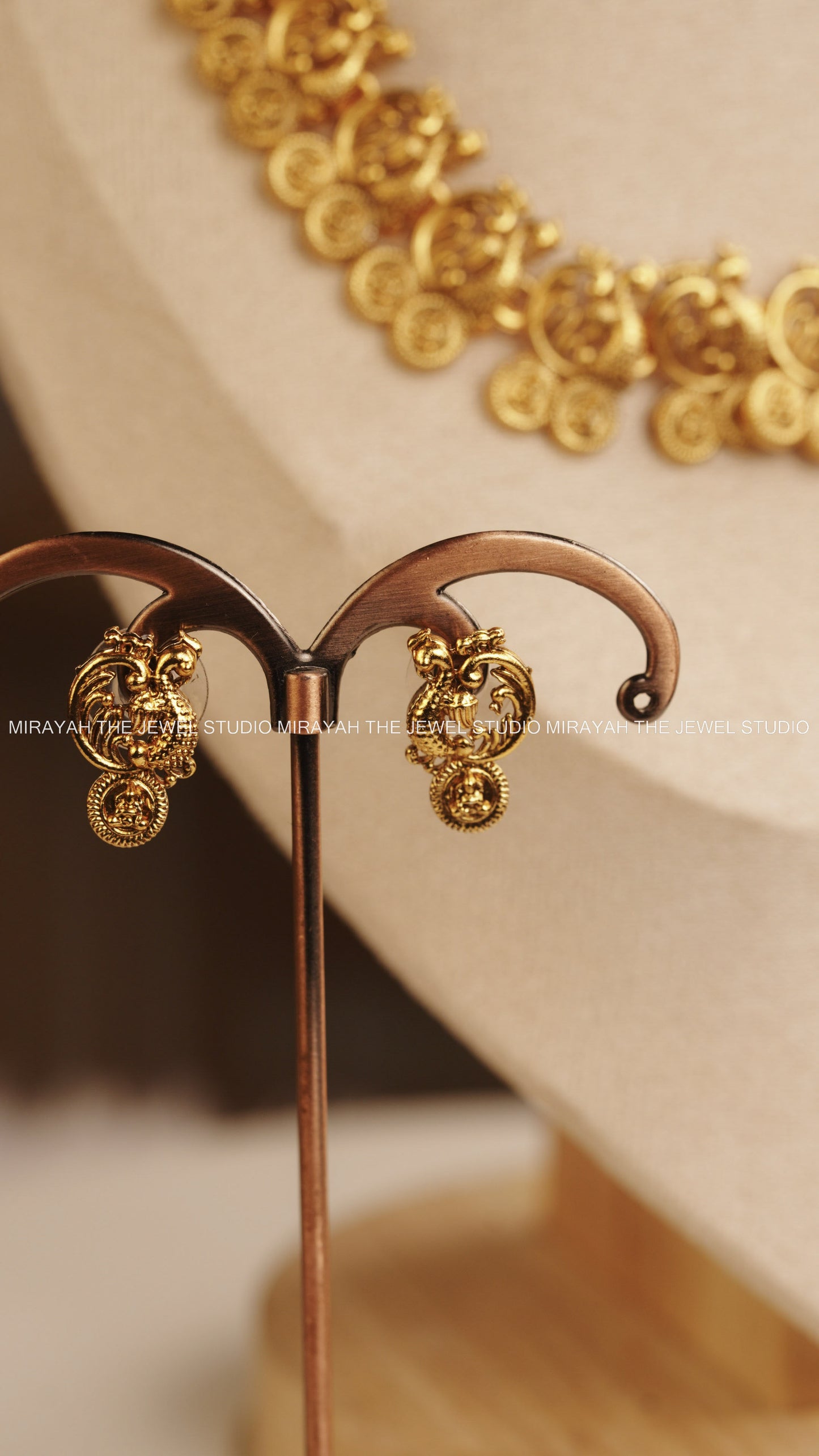 COIN PEACOCK NECKLACE