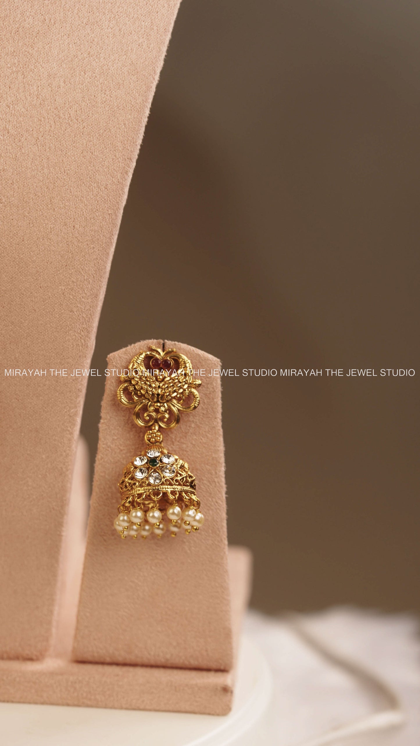 RUBY DOUBLE PEACOCK HARAM