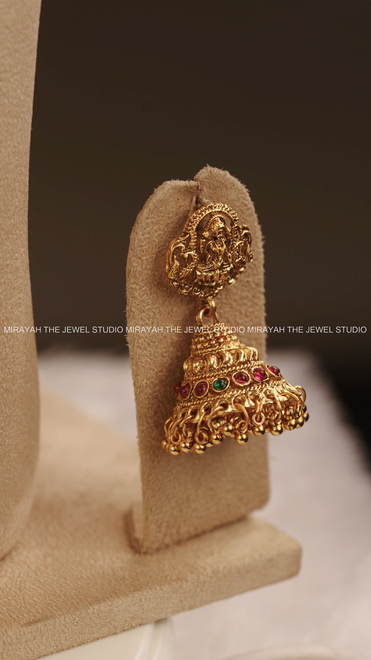 AARADHYA GREEN BEAD HARAM