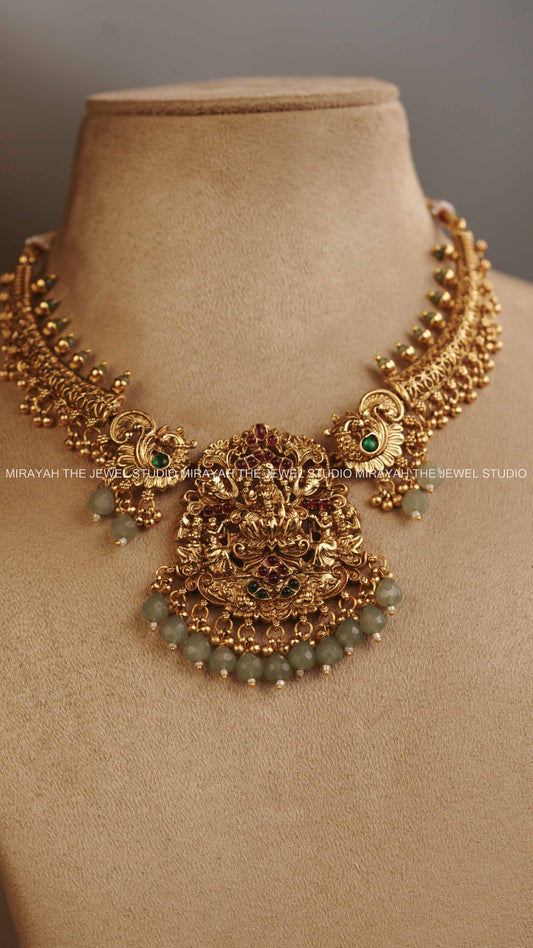 MINT GREEN KANTI NECKLACE