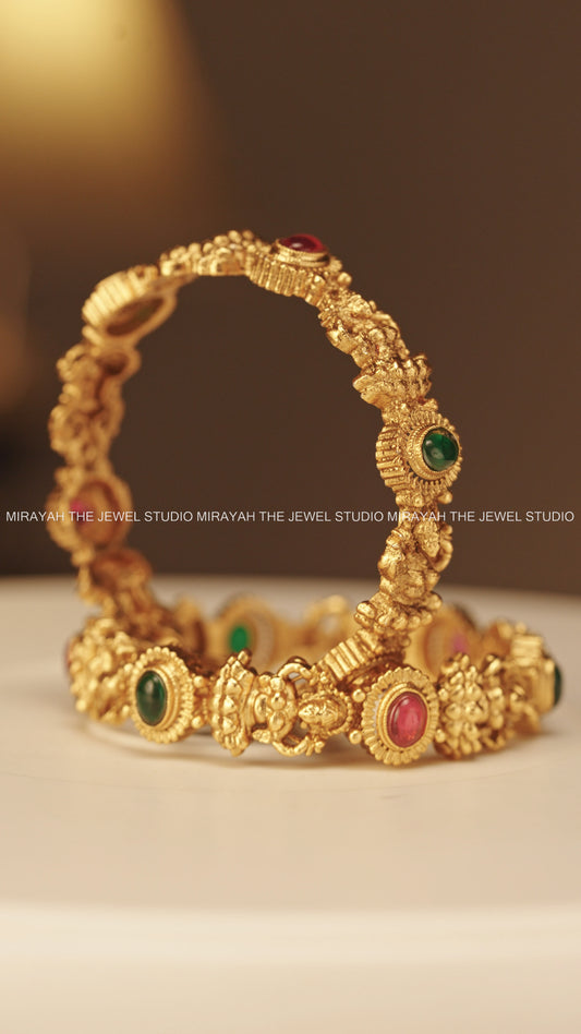 LAKSHMI SEQUENCE BANGLE (2PC)