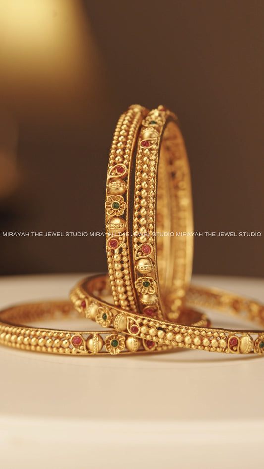 MINIMAL MANGO BANGLE (4PC)