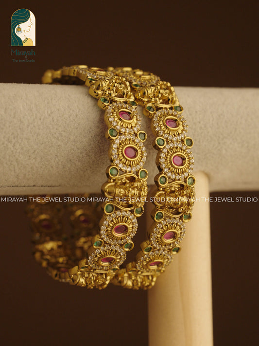 LAKSHMI VRIKSHA AD BANGLE (2PC)