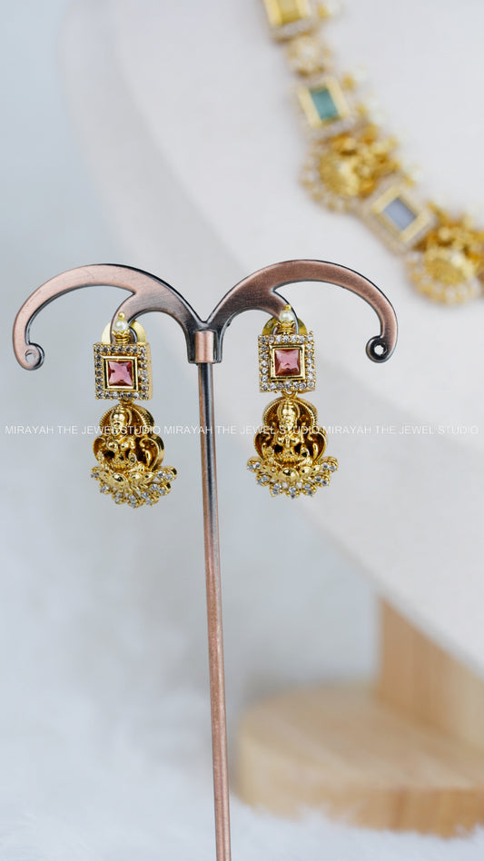 PREMIUM AD SQUARE CUT NECKLACE - MULTI