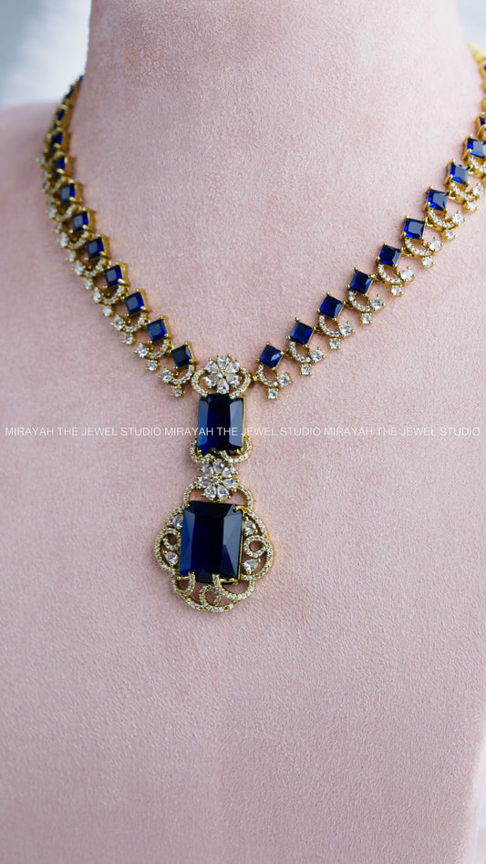 NITA AMBANI AD MIDHARAM - NAVY BLUE