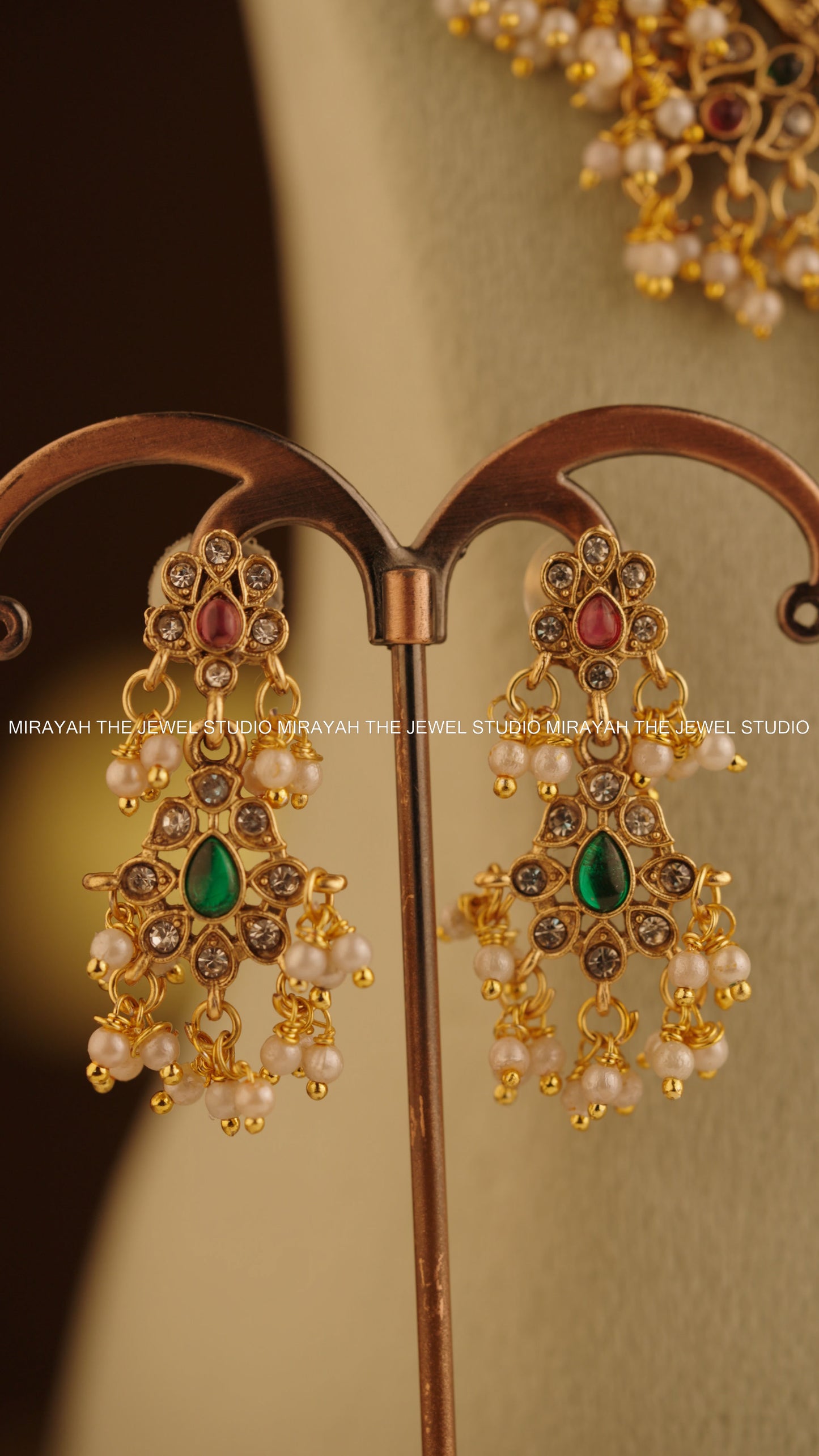 SITARA PEARL NECKLACE HARAM COMBO