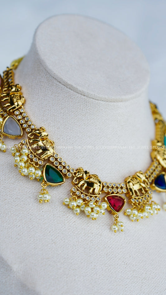 AD TUSKER SEQUENCE NECKLACE - MULTI