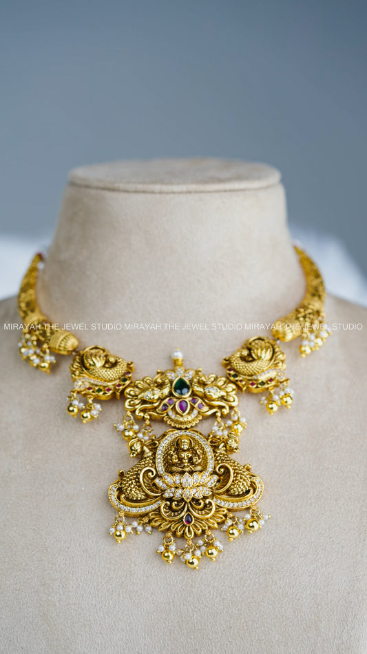 DHAANYA AD TEMPLE NECKLACE