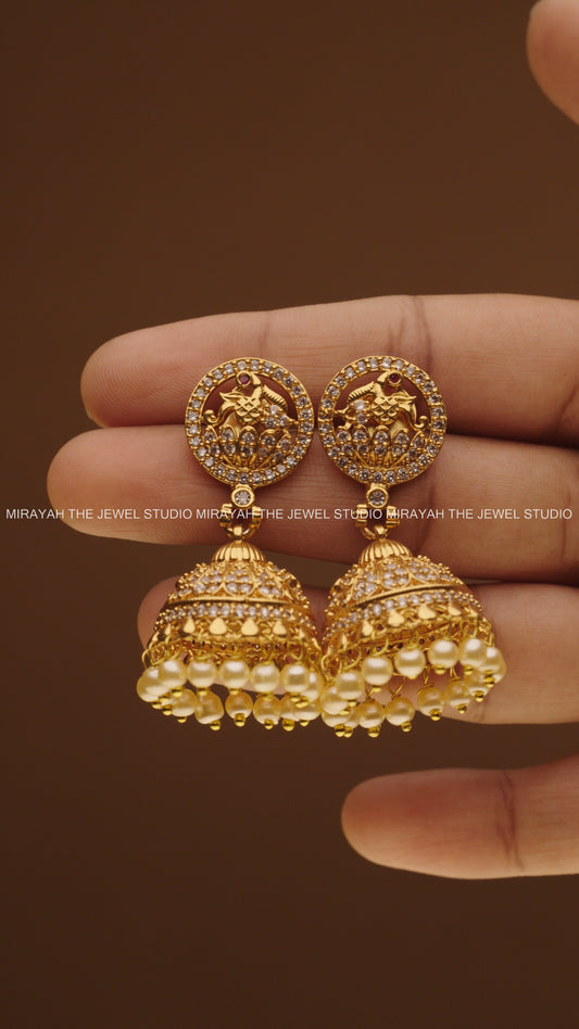 SWARNA MAYUR AD JHUMKA