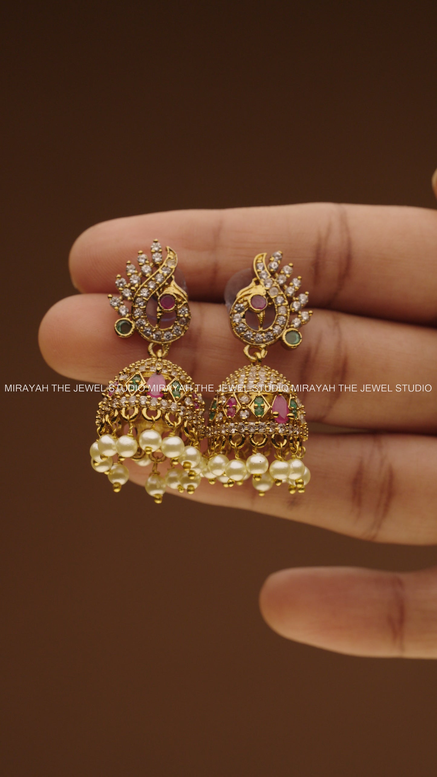 MAYURA LEELA AD JHUMKA