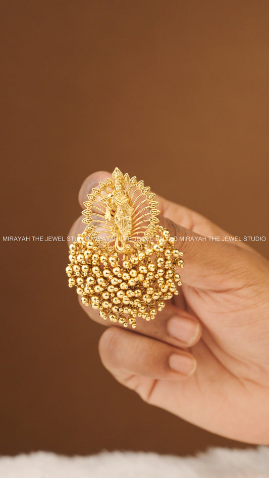 GOLDEN KRISHNA EARRING