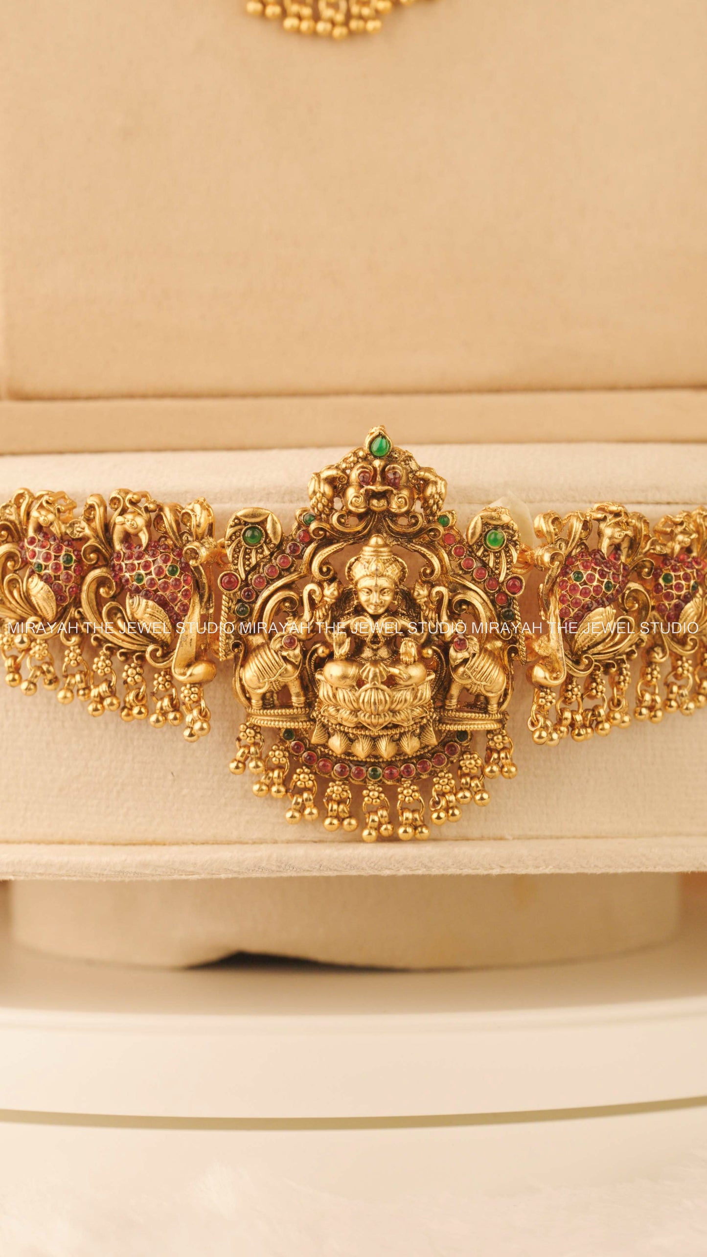 GAJALAKSHMI BRIDAL COMBO WITH HIP CHAIN