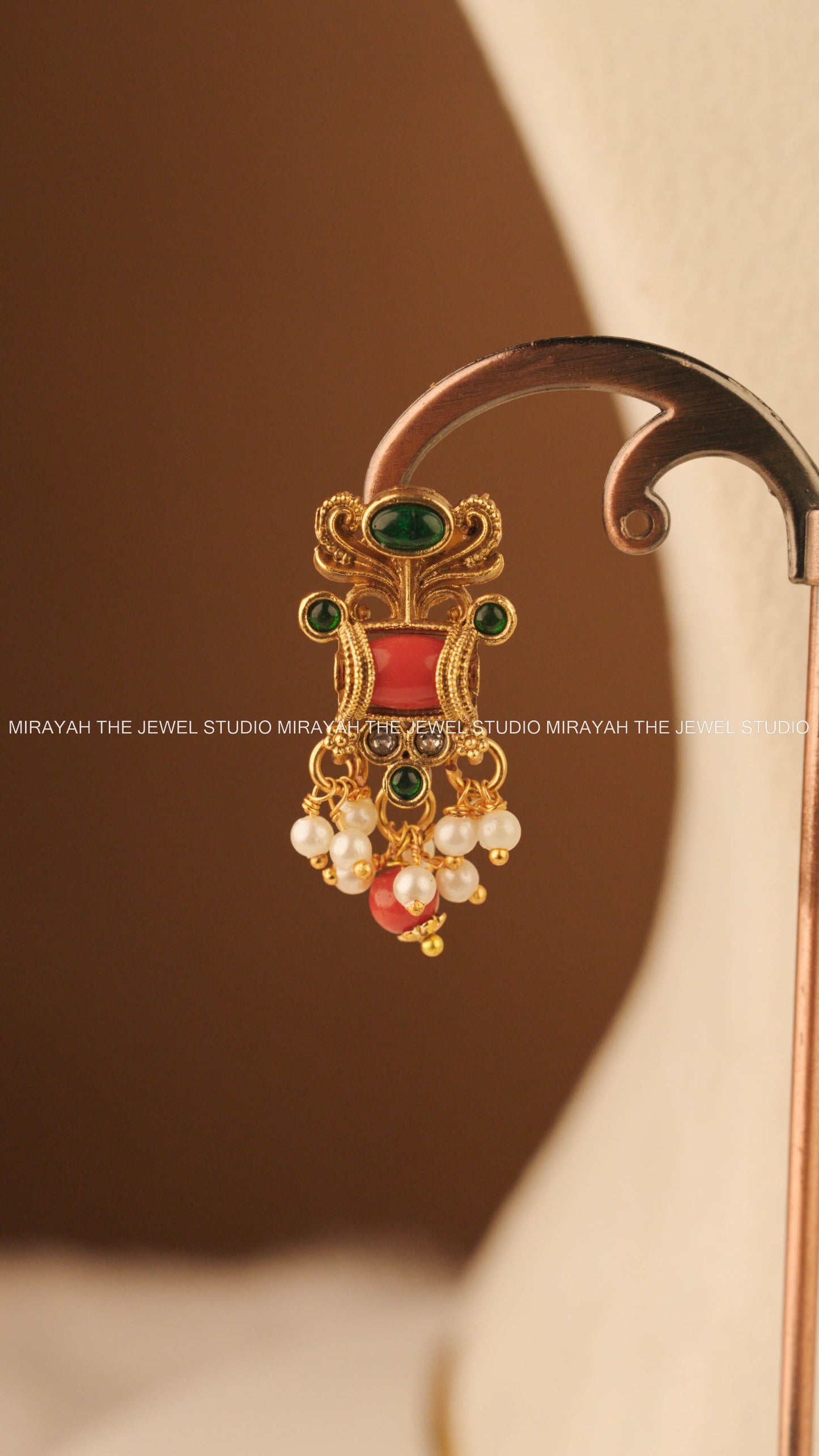 CORAL TUSKER NECKLACE