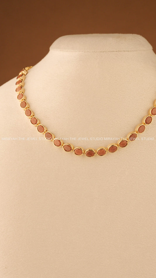 RED TARANG NECKLACE - MICRO PLATED