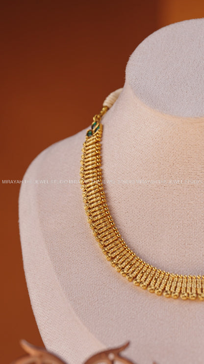 PREMIUM SWARNA LAHARI NECKLACE - GREEN