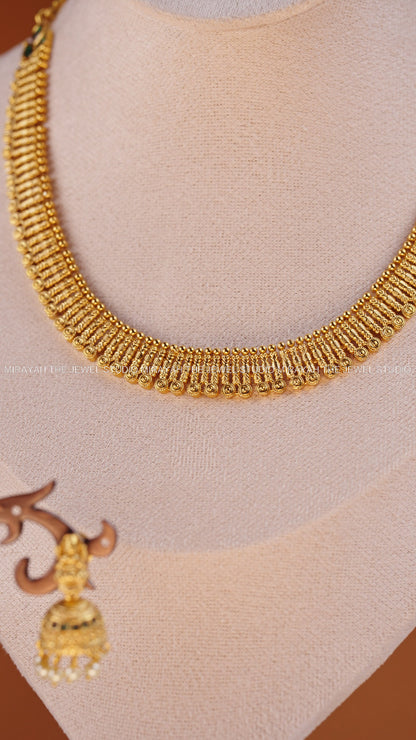 PREMIUM SWARNA LAHARI NECKLACE - GREEN