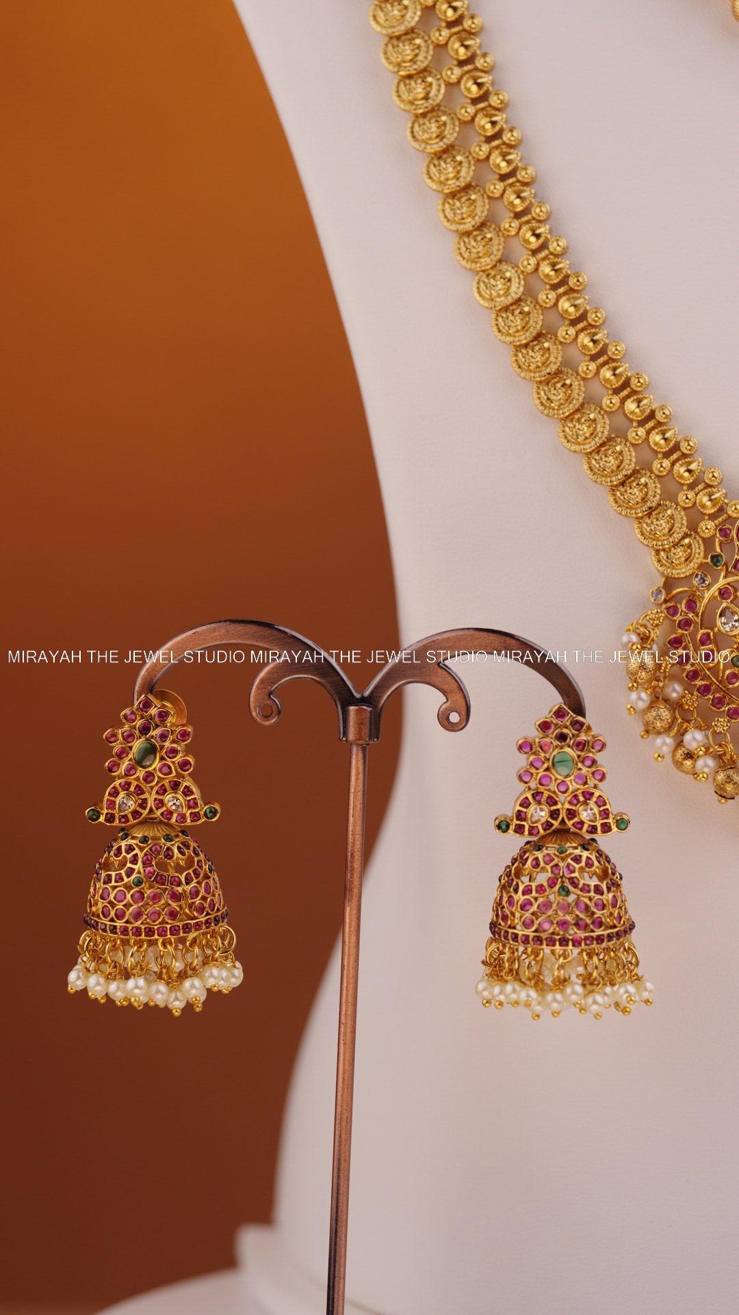 GOLDEN MAJESTY COIN NECKLACE AND HARAM COMBO