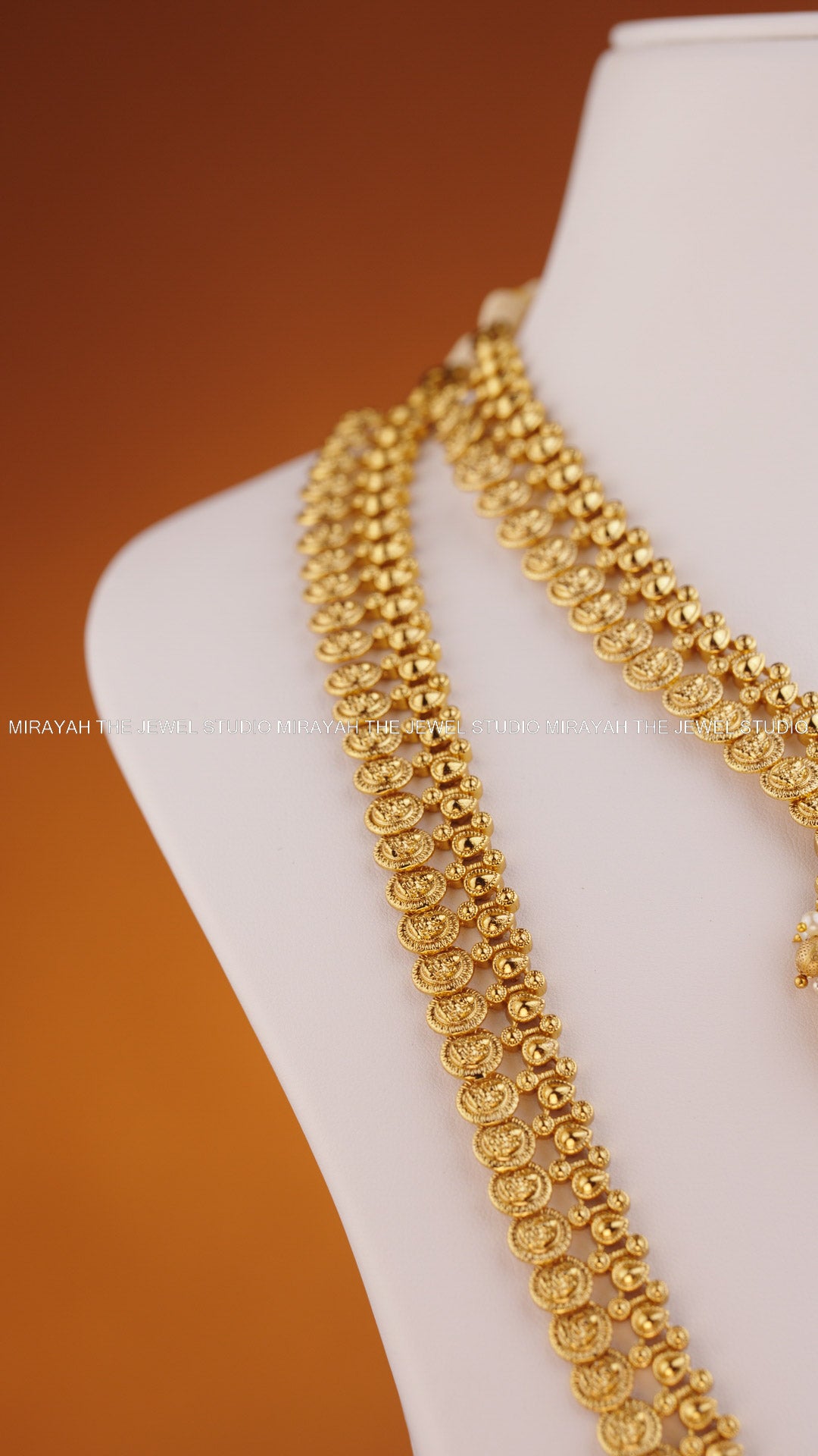 GOLDEN MAJESTY COIN NECKLACE AND HARAM COMBO