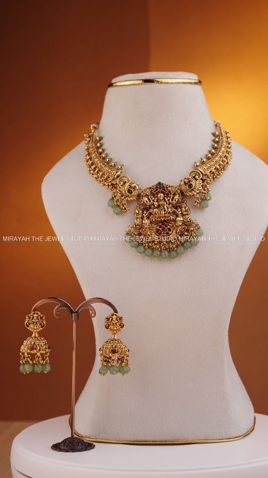 MINT GREEN KANTI NECKLACE