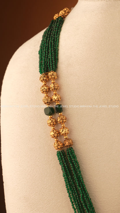 SIMHASANA LAKSHMI HARAM - GREEN
