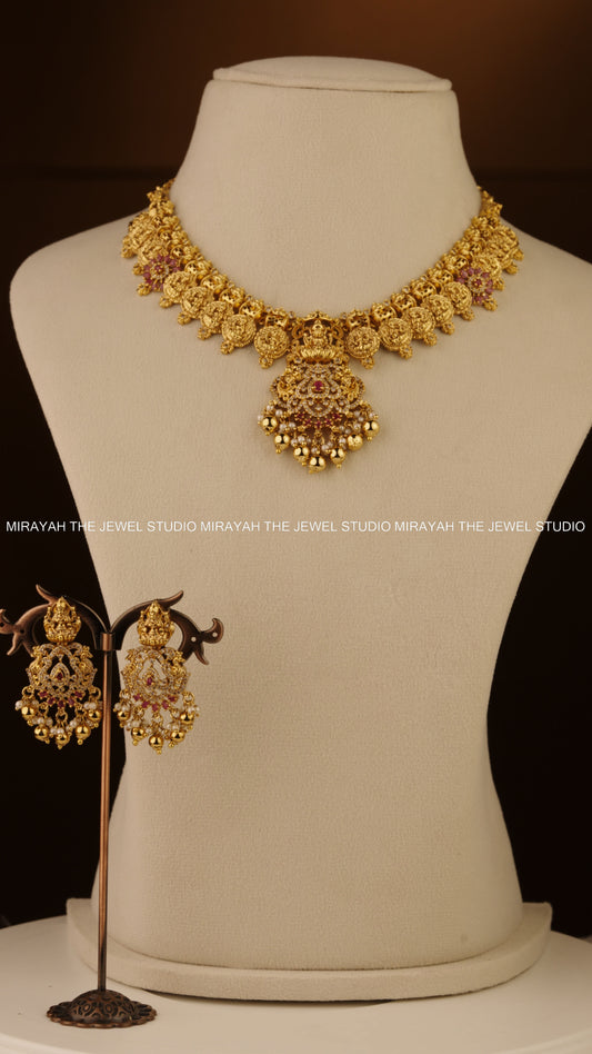 RUBY CREST KAASU NECKLACE