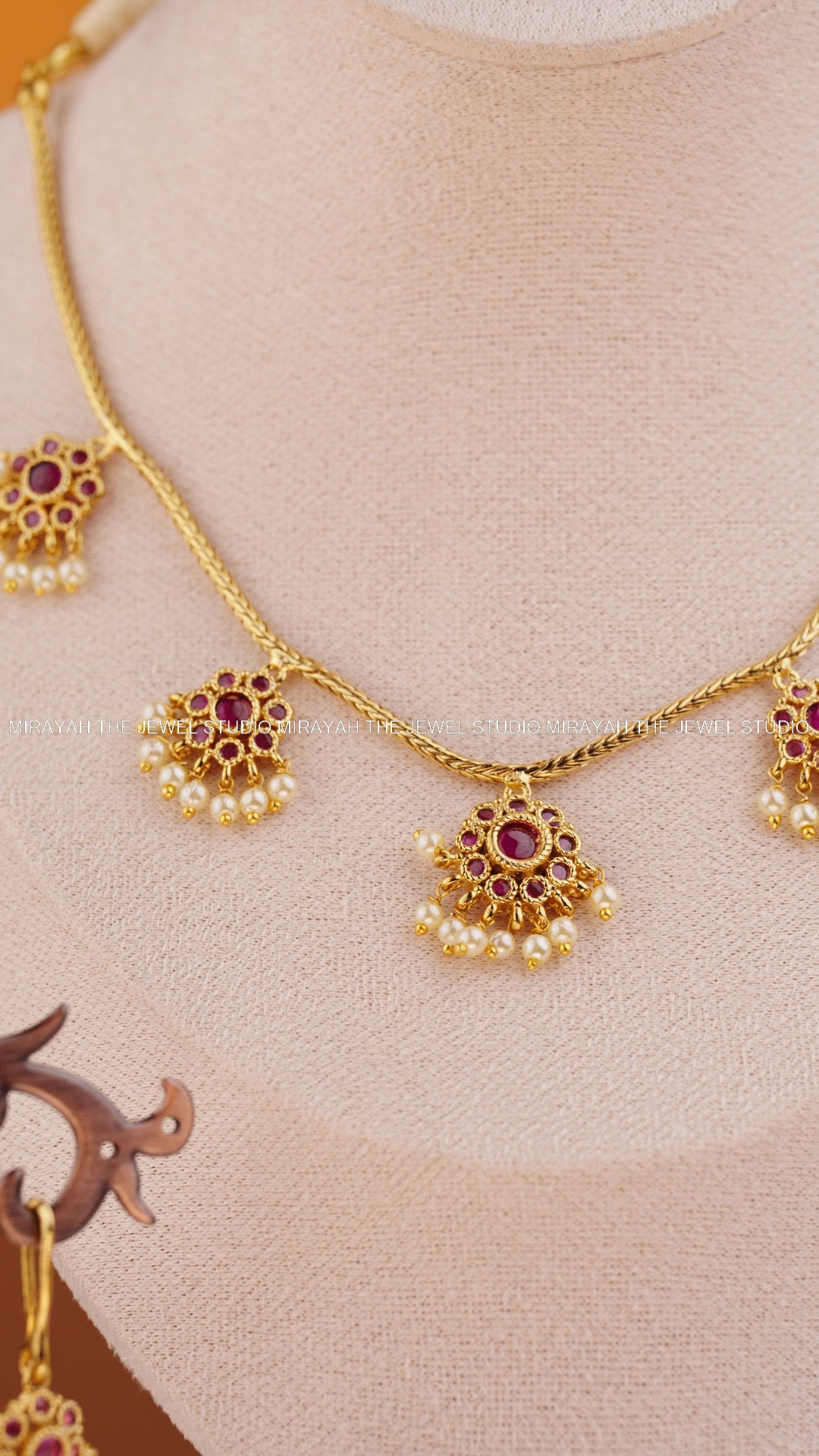 TWILIGHT FLOWERS NECKLACE - PINK