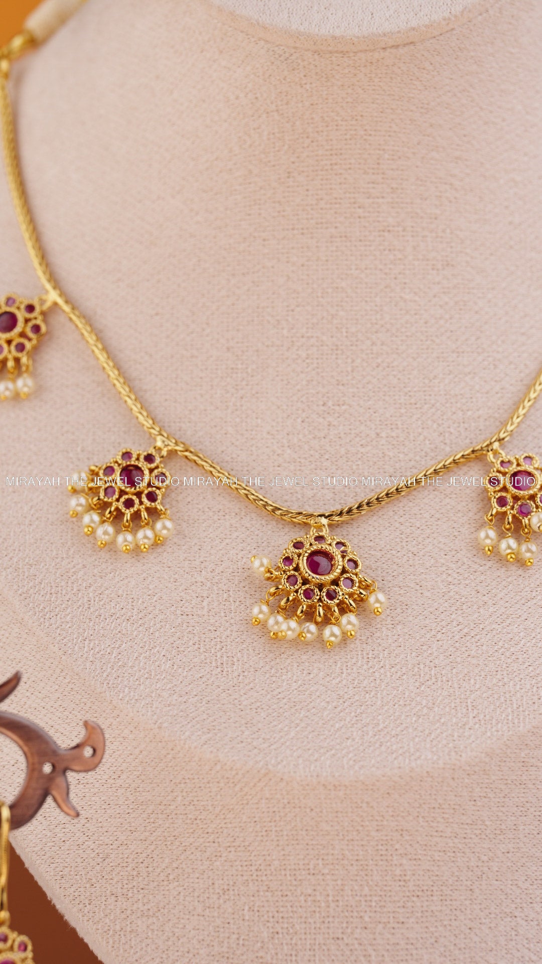 TWILIGHT FLOWERS NECKLACE - PINK