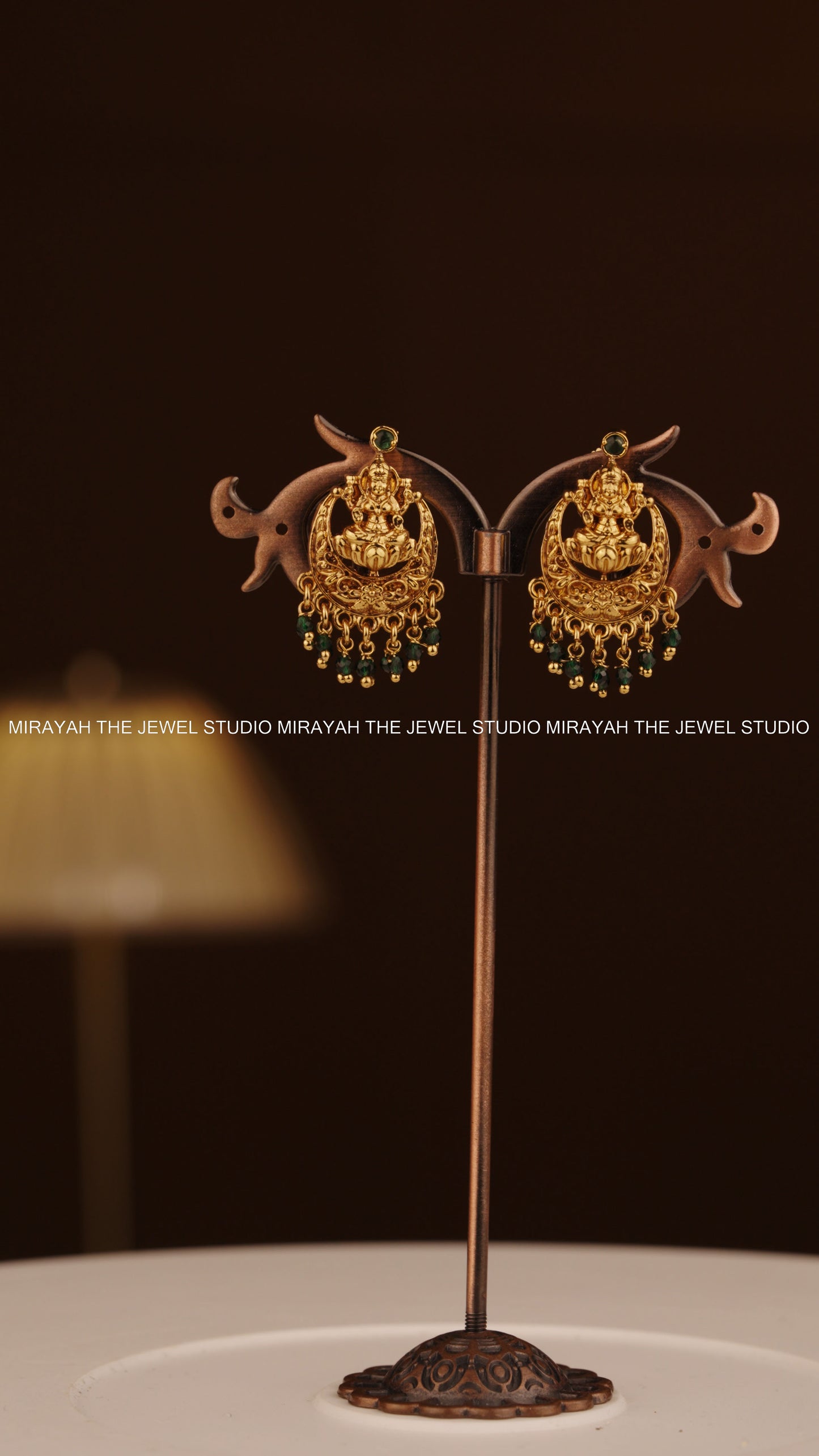 SRI VARNAM JHUMKA - GREEN