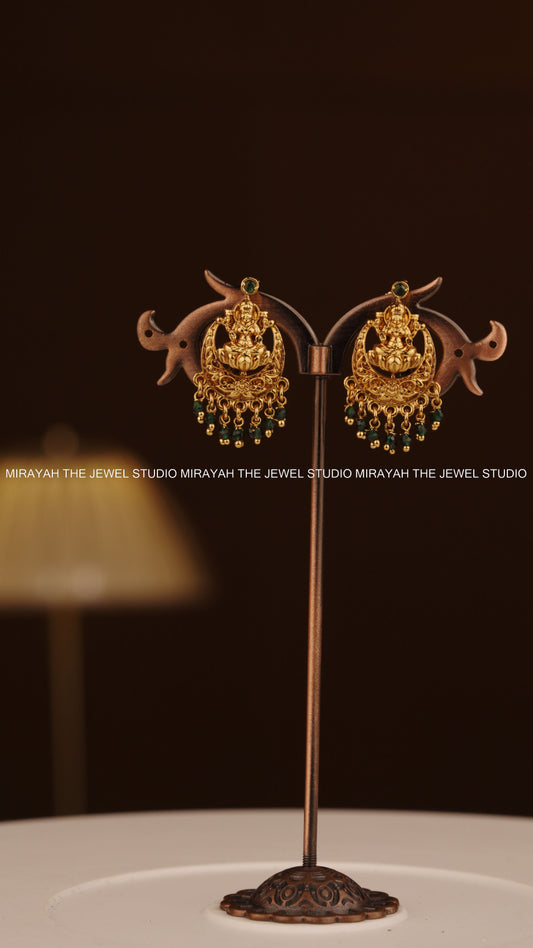 SRI VARNAM JHUMKA - GREEN