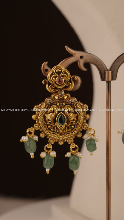 MIRAYAH MARAKATA ROYALE NECKLACE