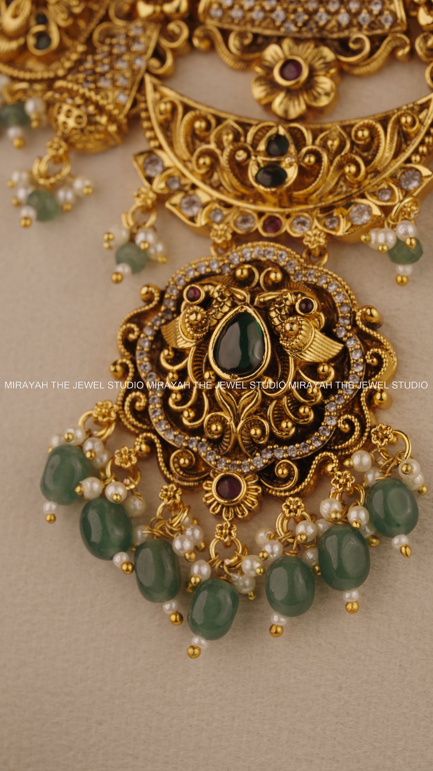 MIRAYAH MARAKATA ROYALE NECKLACE