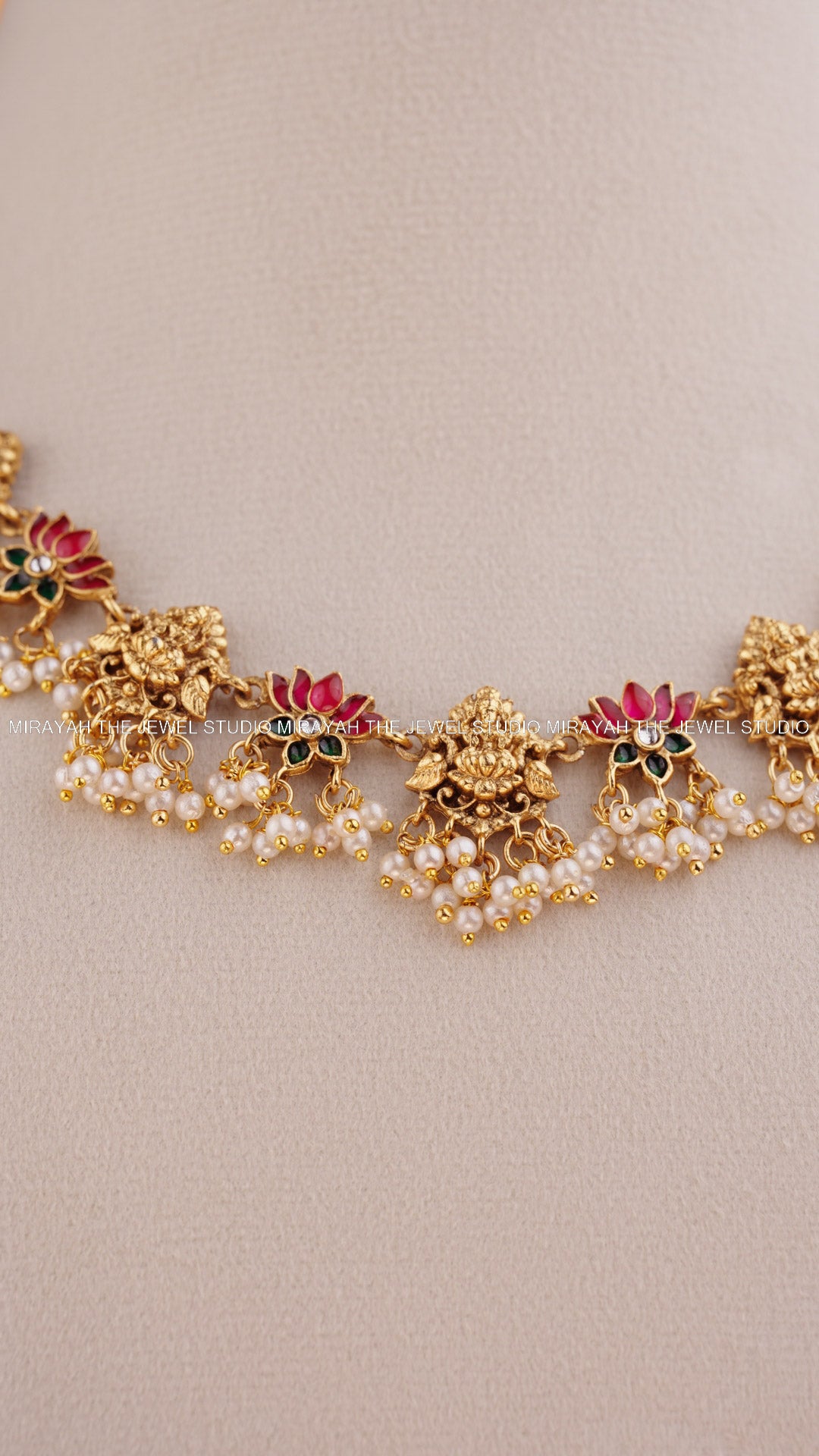 PADMA RAGINI PEARL NECKLACE