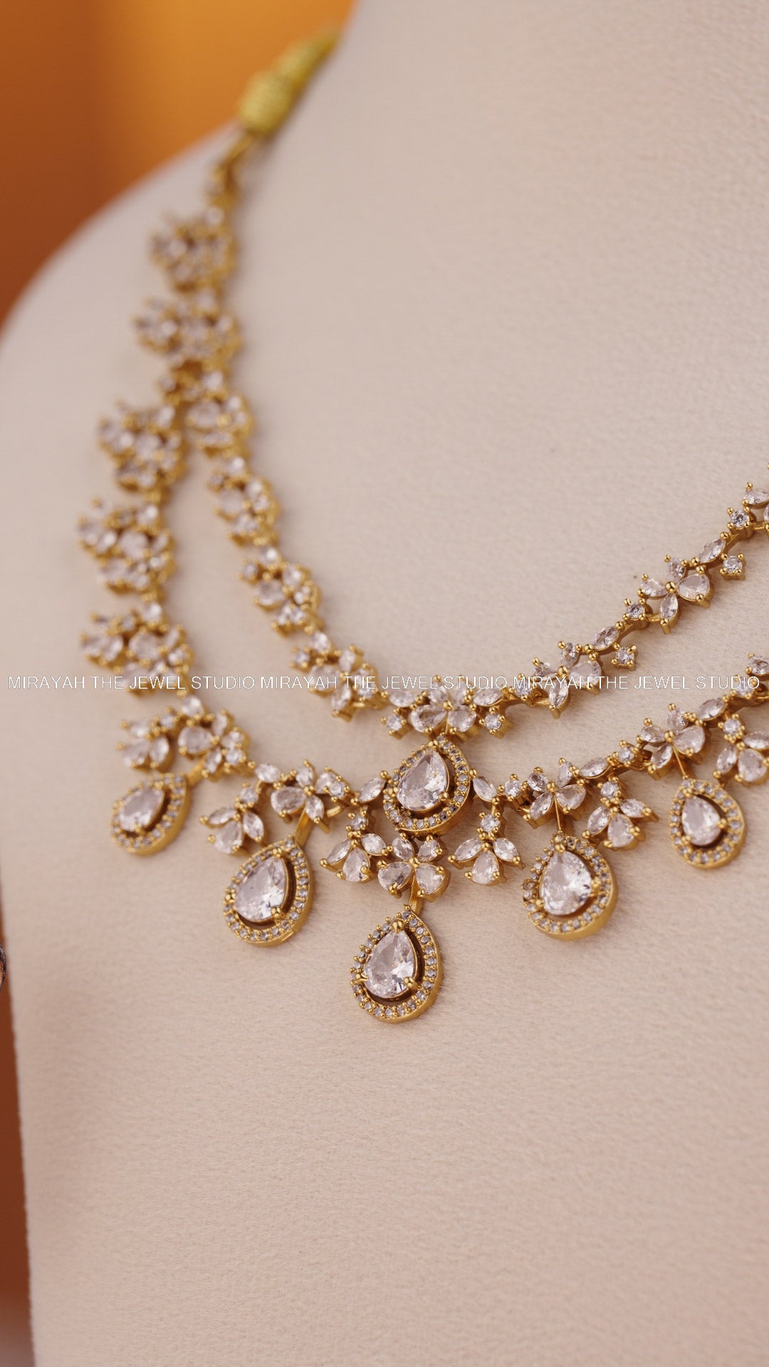 2 LAYER AD DROPLET NECKLACE