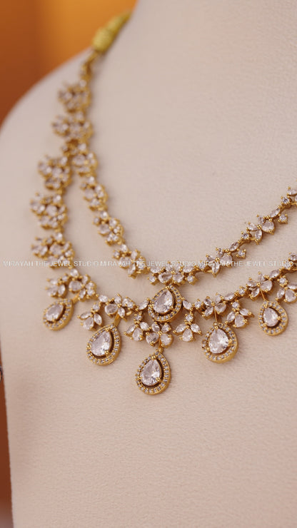 2 LAYER AD DROPLET NECKLACE