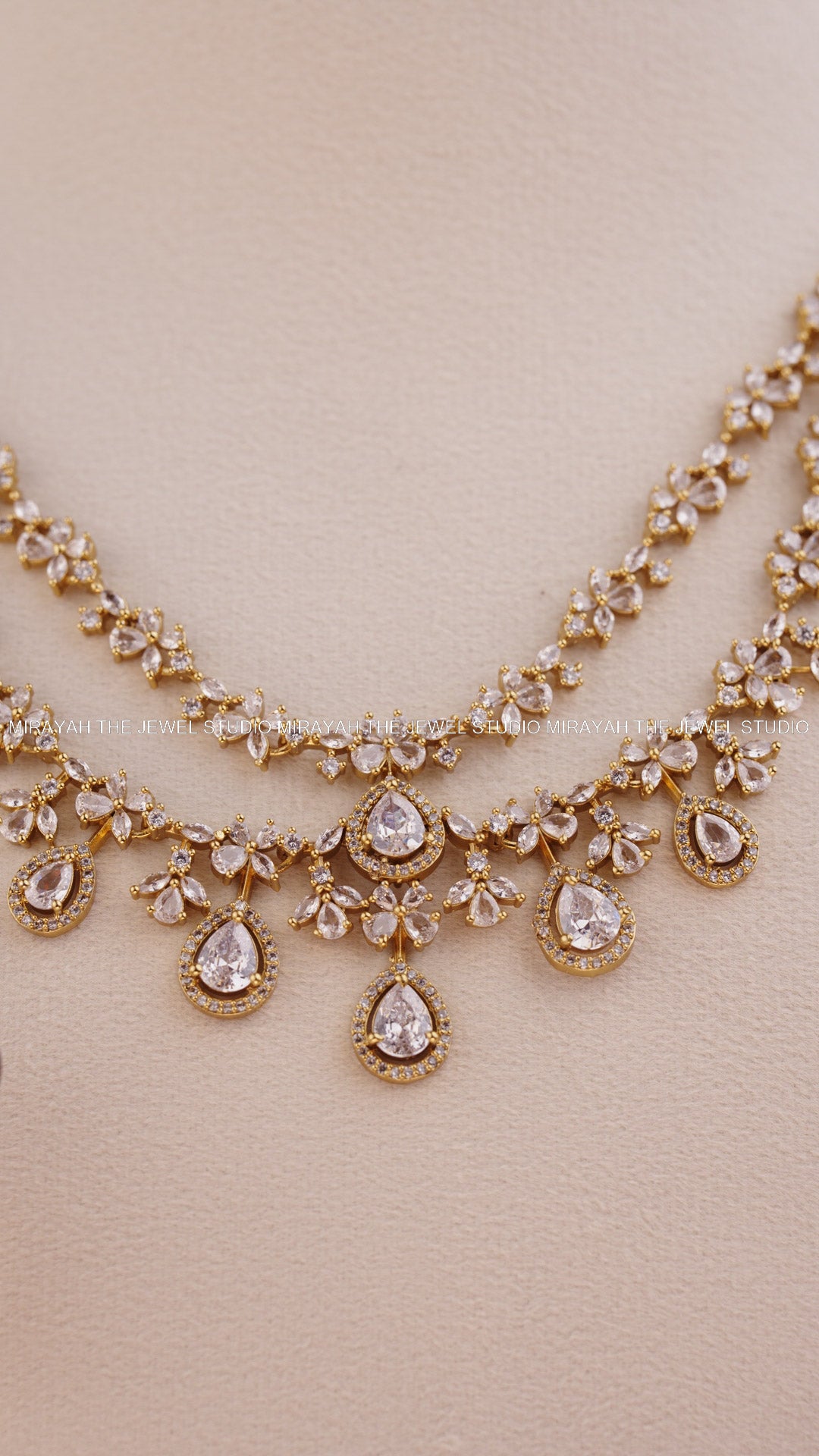 2 LAYER AD DROPLET NECKLACE