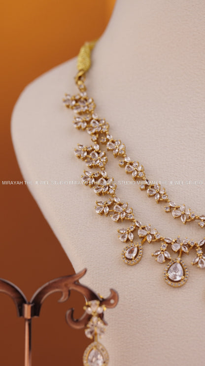 2 LAYER AD DROPLET NECKLACE