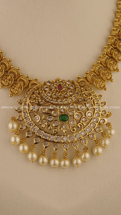 RATNA CHANDRIKA NECKLACE /MID HARAM