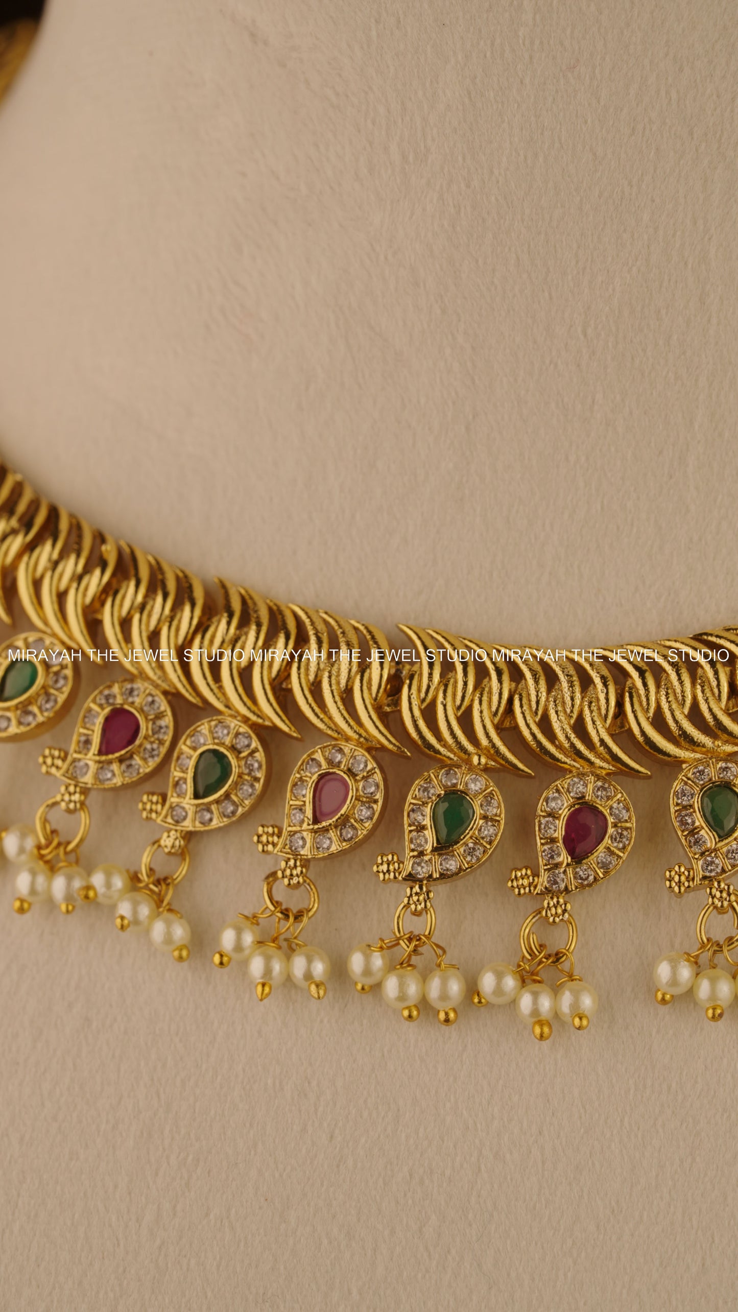 GOLDEN MANGO CHARM NECKLACE