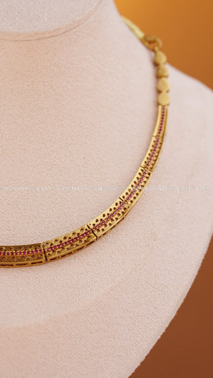 LUMINOUS AURA NECKLACE - PINK