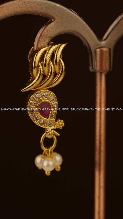 GOLDEN MANGO CHARM NECKLACE